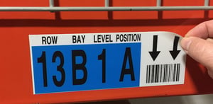 Clean Release Removable Warehouse Label