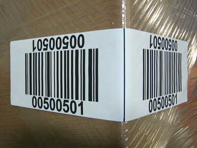 Wrap around pallet/LPN label