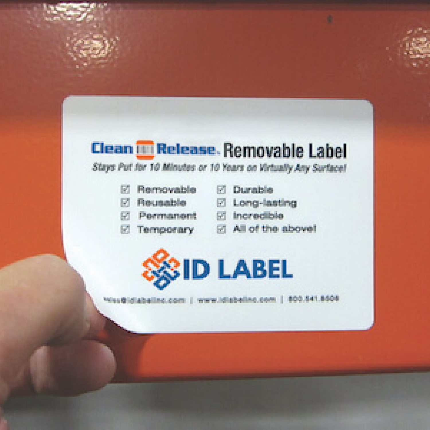 Repositionable - Removable Labels (Clean Release)