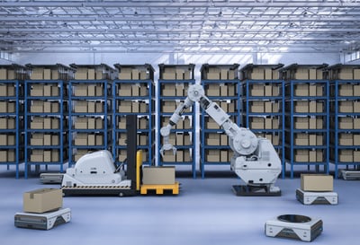 Warehouse picking robot